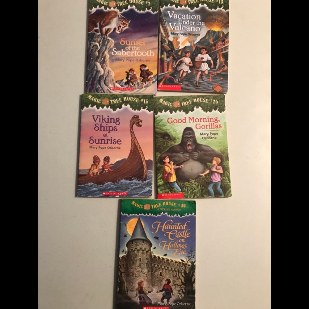 5 Magic Tree House Books